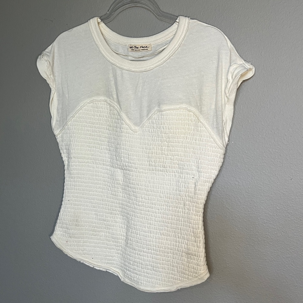 Free People We The Free Sport Tee WHITW - Picture 4 of 6